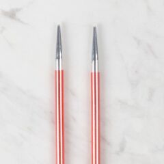 Loren Rythm 5mm Kırmızı Renkli Metal Örgü Şişi