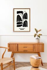 Çiçek Ahşap Çerçeveli Tablo 50 x 70