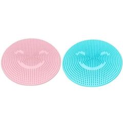 BUFFER® Silikon Fırçalı Banyo Masaj Matı ve  Ayaklar için Topuk Masaj Paspası