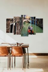 Gondol 5 Parçalı Mdf Tablo 60 x 100