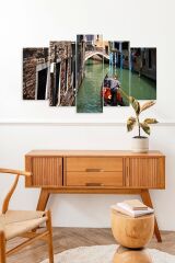 Gondol 5 Parçalı Mdf Tablo 60 x 100