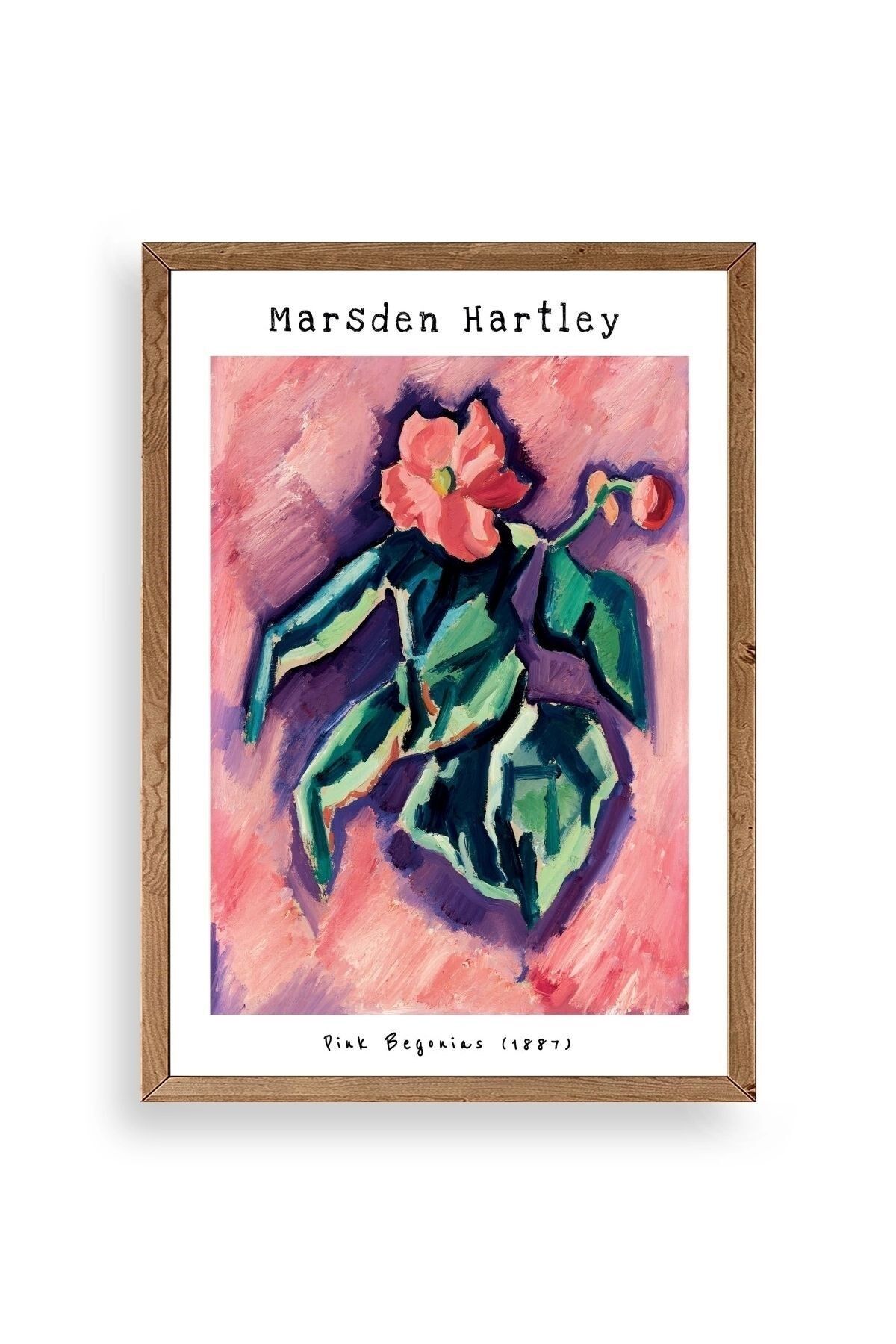 Marsden Hartley Ahşap Çerçeveli Tablo 17 x 23