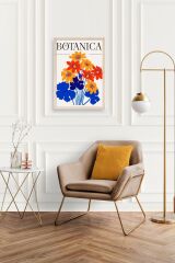 Çiçekler Ahşap Çerçeveli Tablo 30 x 42