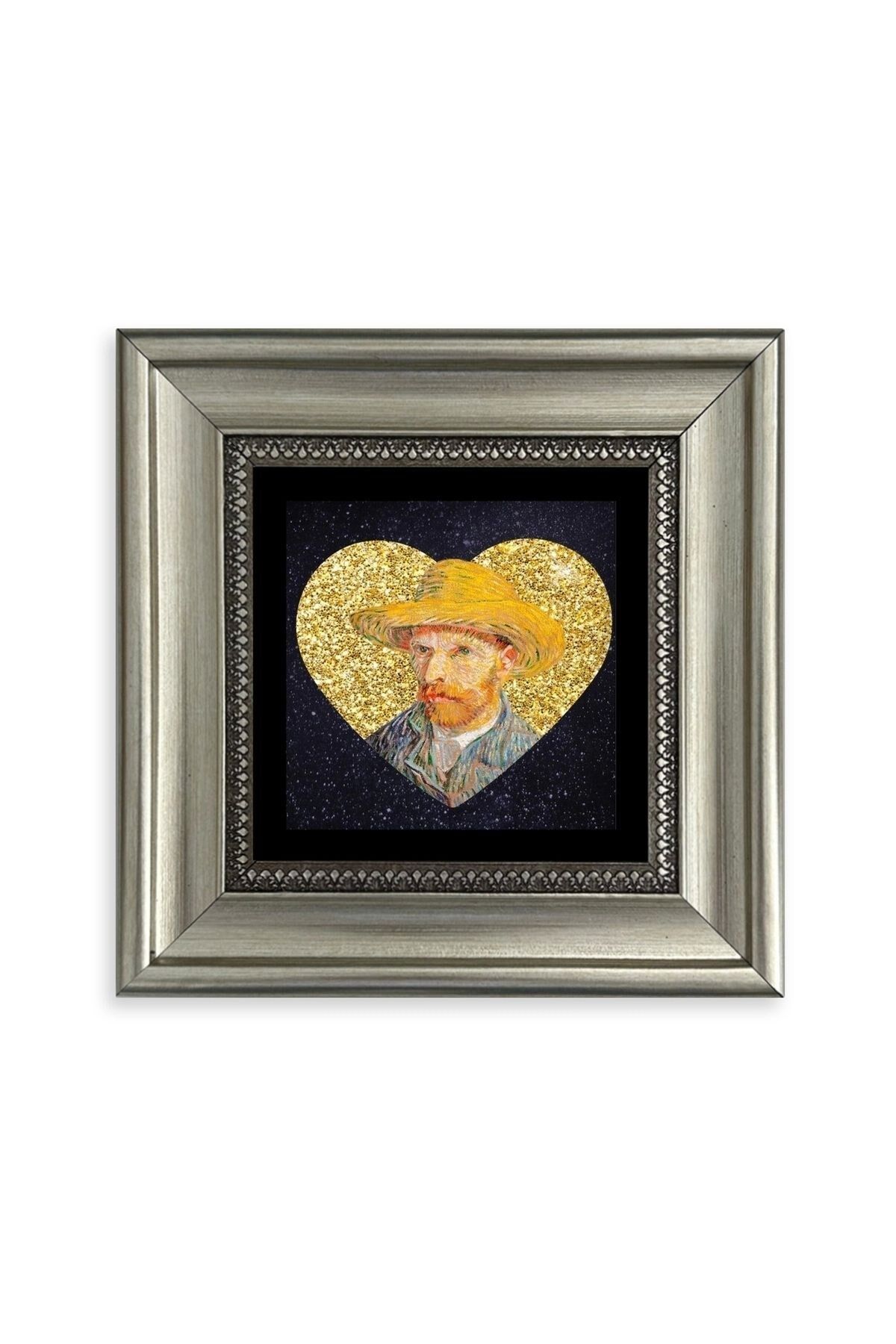 Van Gogh Çerçeveli Taş Tablo 20 cm