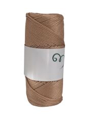Makrome İpi 3mm Polyester Açık Karamel