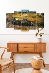 Manzara 5 Parçalı Mdf Tablo 60 x 100