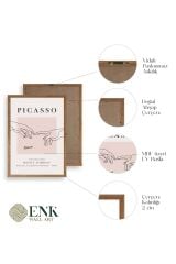 Picasso Ahşap Çerçeveli Tablo 17 x 23