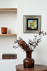 Van Gogh Çerçeveli Taş Tablo 20 cm