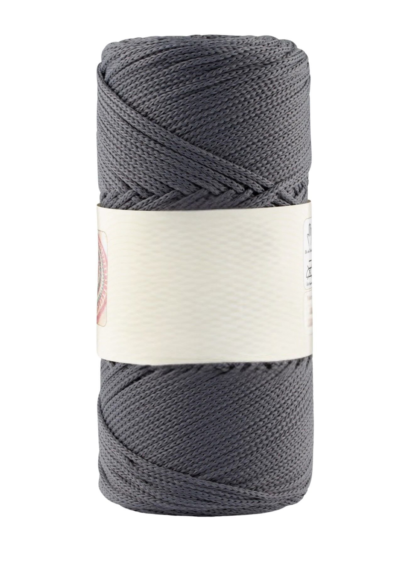 Makrome İpi 3mm Polyester Antrasit