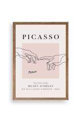 Picasso Ahşap Çerçeveli Tablo 30 x 42