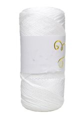 Makrome İpi 3mm Polyester Beyaz