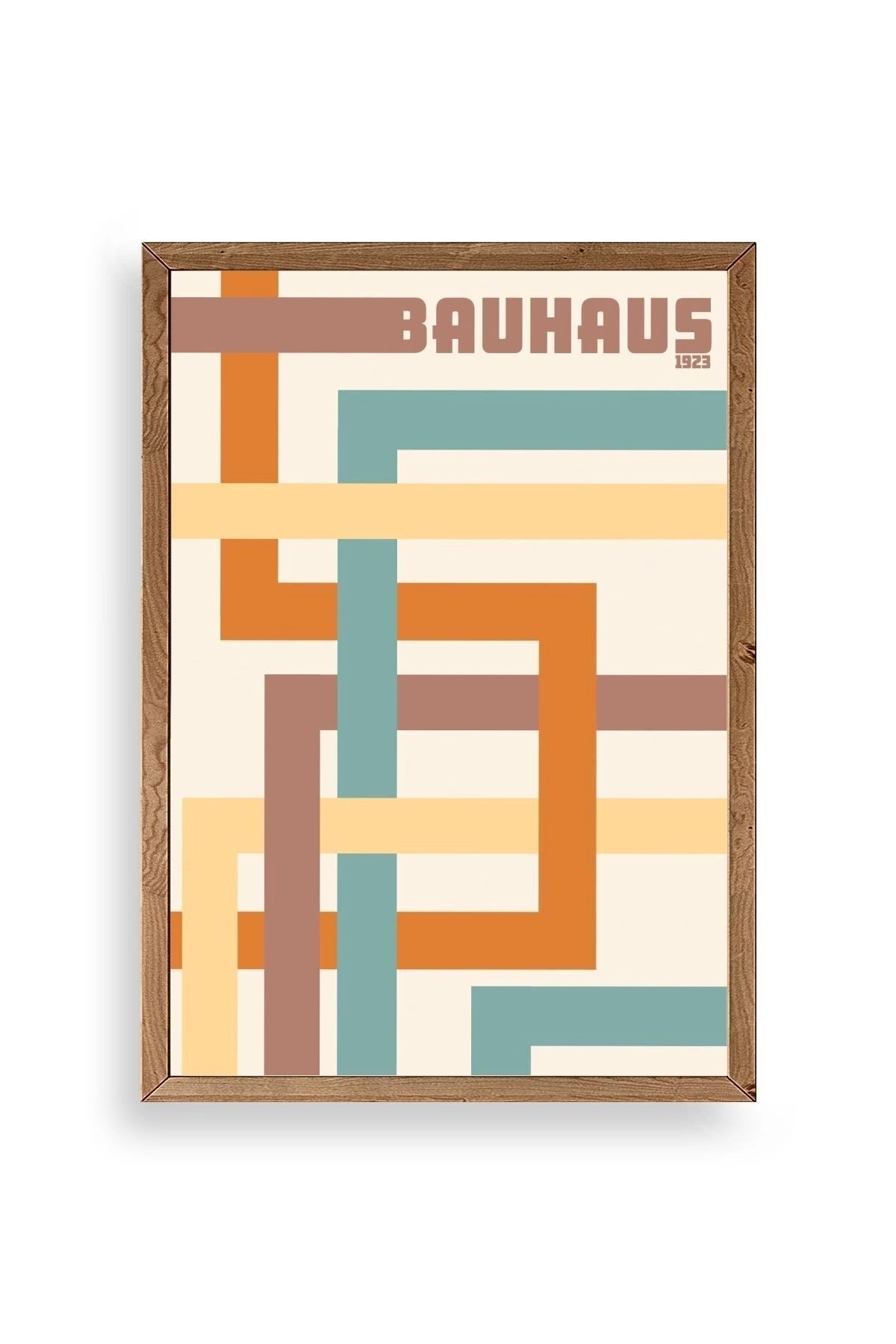 Bauhaus Ahşap Çerçeveli Tablo 30 x 42