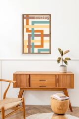 Bauhaus Ahşap Çerçeveli Tablo 23 x 30