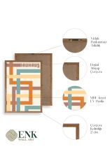 Bauhaus Ahşap Çerçeveli Tablo 17 x 23