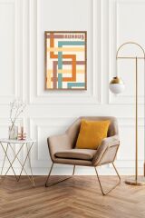 Bauhaus Ahşap Çerçeveli Tablo 17 x 23