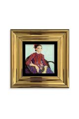 Van Gogh Çerçeveli Taş Tablo 20 cm