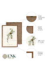 Daldaki Kuş Ahşap Çerçeveli Tablo 30 x 42