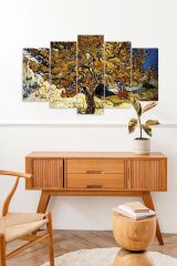 Ağaç 5 Parçalı Mdf Tablo 60 x 100