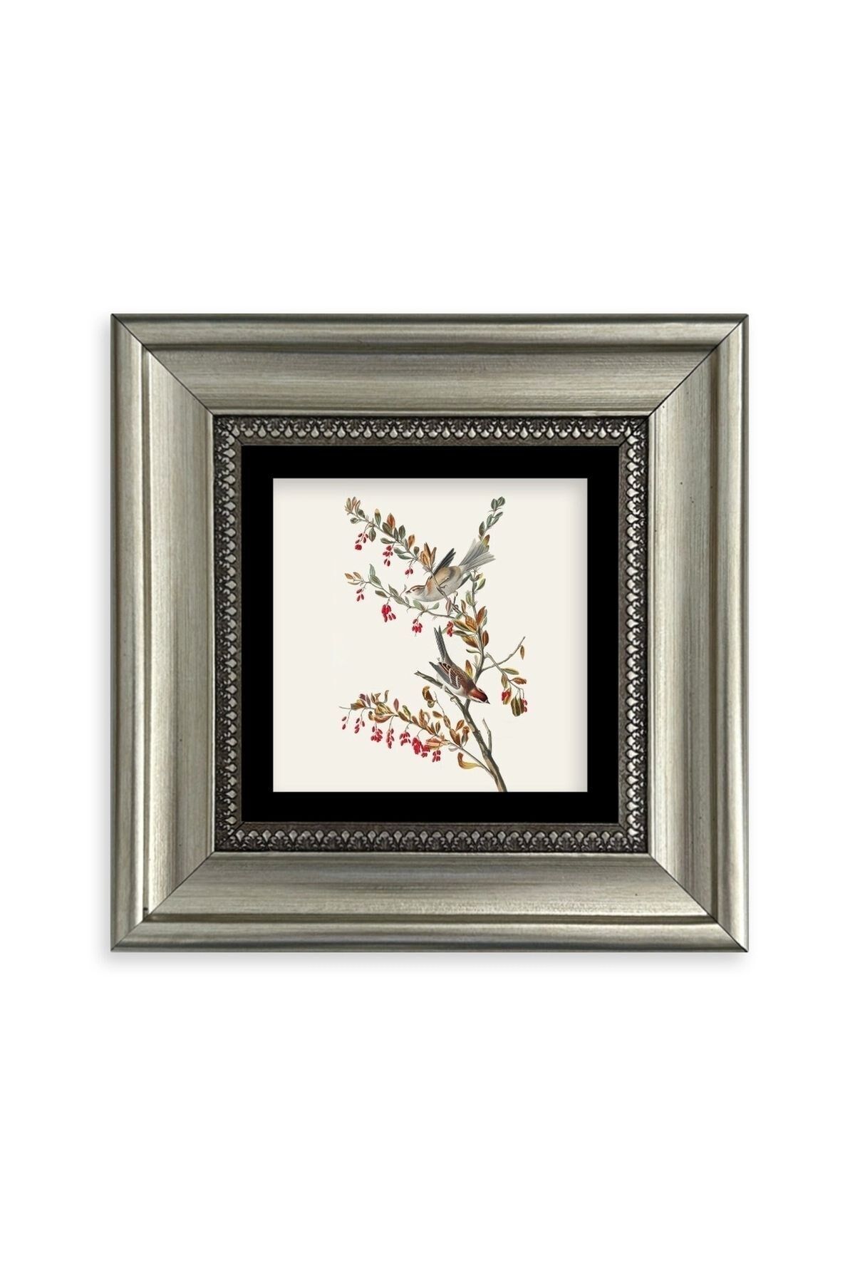 Dal Çerçeveli Taş Tablo 20 cm