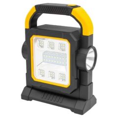 BUFFER® HelloCloud Şarjlı Solar LED Çalışma Işığı | USB Çıkışlı Taşınabilir Projektör Lamba