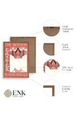 E. Reed Ahşap Çerçeveli Tablo 30 x 42