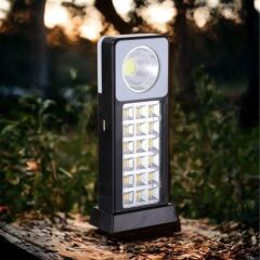 BUFFER®  Güneş Enerjili veya USB Şarj Edilebilir Acil Durum Işığı 3W