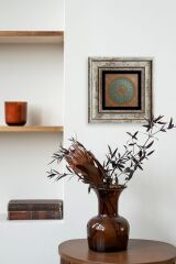 Motif Çerçeveli Taş Tablo 20 cm