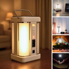 BUFFER®  Güneş Enerjili Şarjlı Işık 1200mAh Yeniden Şarj Edilebilir Batarya YG-7977S