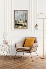 Kabe Camii Ahşap Çerçeveli Tablo 23 x 30