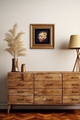 Van Gogh Çerçeveli Taş Tablo 20 cm