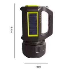 BUFFER®  Şarjlı LED El Feneri 10W Taşınabilir Acil Durum Lambası USB Şarjlı & Yan COB Işıklı