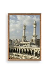 Kabe Camii Ahşap Çerçeveli Tablo 17 x 23