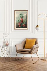 Narrow-Leaved Kalmia Ahşap Çerçeveli Tablo 50 x 70