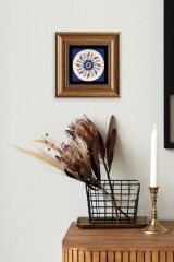 Selçuklu Motif Çerçeveli Taş Tablo 20 cm