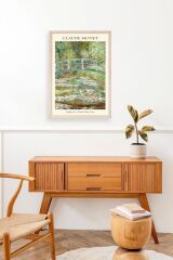 Claude Monet Ahşap Çerçeveli Tablo 17 x 23