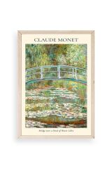 Claude Monet Ahşap Çerçeveli Tablo 23 x 30