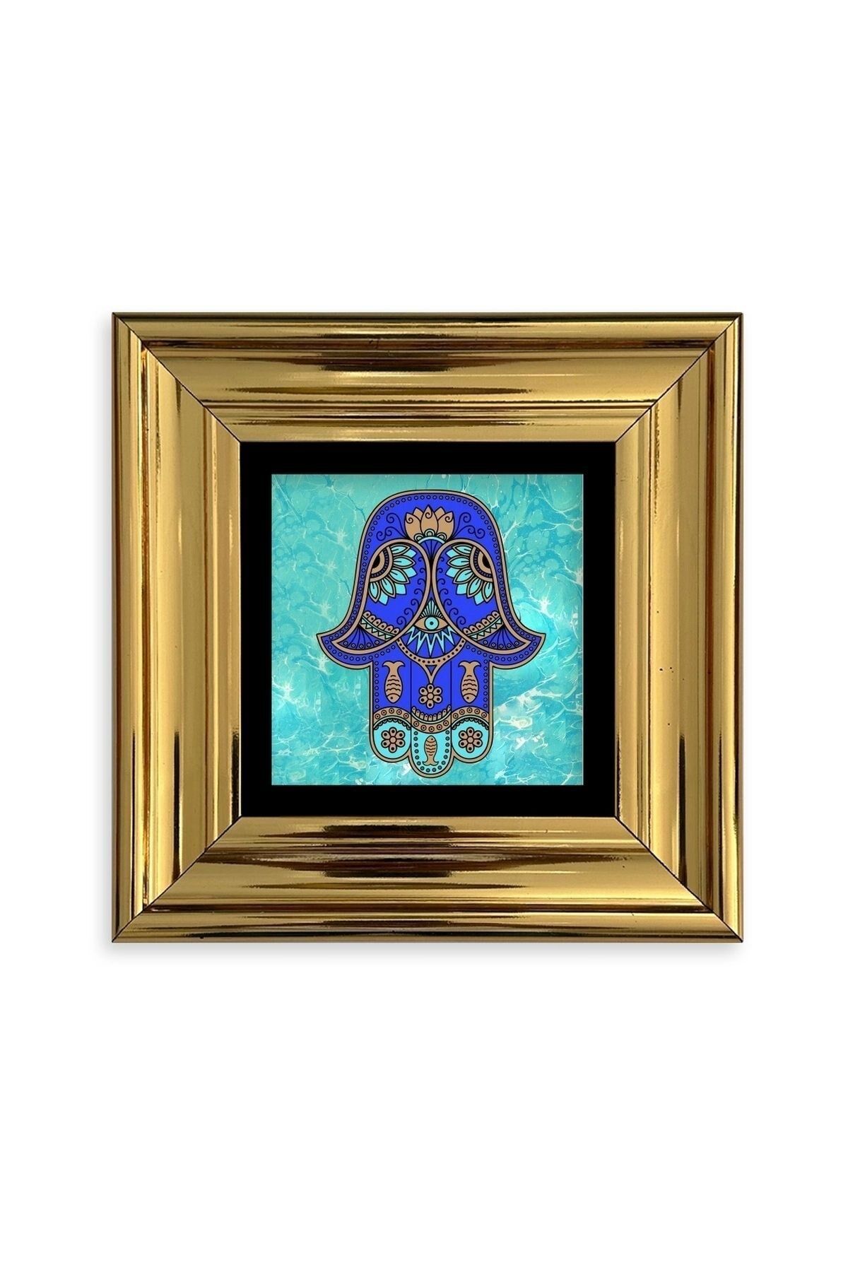 Fatma Ana Eli Çerçeveli Taş Tablo 20 cm