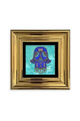 Fatma Ana Eli Çerçeveli Taş Tablo 20 cm