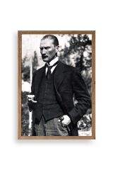 Atatürk Ahşap Çerçeveli Tablo 50 x 70
