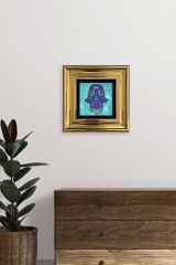 Fatma Ana Eli Çerçeveli Taş Tablo 20 cm