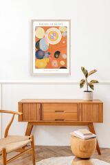 Hilma Af Klint Ahşap Çerçeveli Tablo 17 x 23