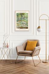 Claude Monet Ahşap Çerçeveli Tablo 30 x 42