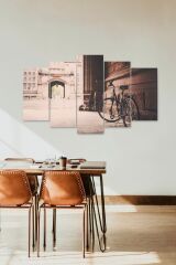 Bisiklet 5 Parçalı Mdf Tablo 60 x 100