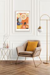 Hilma Af Klint Ahşap Çerçeveli Tablo 50 x 70