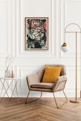 Franz Marc Ahşap Çerçeveli Tablo 30 x 42