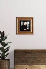 Atatürk Çerçeveli Taş Tablo 20 cm