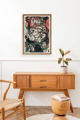 Franz Marc Ahşap Çerçeveli Tablo 17 x 23