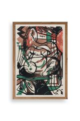 Franz Marc Ahşap Çerçeveli Tablo 17 x 23