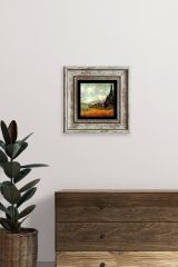 Gustav Klimpt Çerçeveli Taş Tablo 20 cm