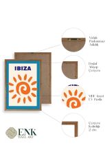 Ibiza Ahşap Çerçeveli Tablo 23 x 30